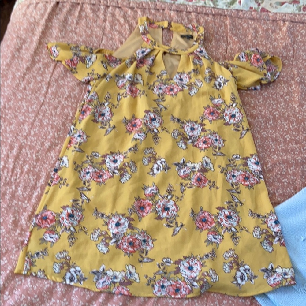 Mustard dress